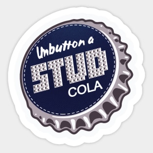 Vintage Stud Cola Soda Bottlecap Sticker